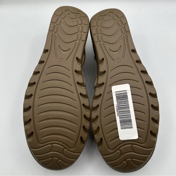 Skechers Women’s 10 Tan Memory Foam Parallel Stylin Wedge Heel Slingbacks Suede - Picture 7 of 7